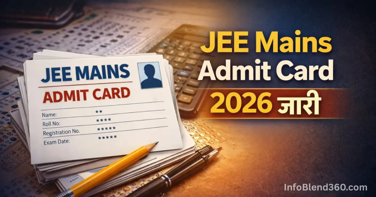 JEE Mains 2026 Admit Card: एडमिट कार्ड हुआ जारी, डायरेक्ट लिंक से करें डाउनलोड