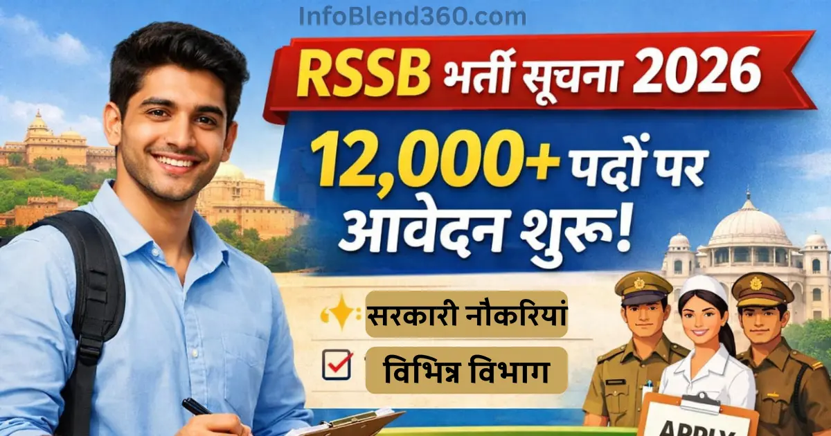 Rajasthan RSSB Vacancy 2026: 12,000+ पदों पर आवेदन जारी! LDC से Agriculture Supervisor तक – अभी अप्लाई करें